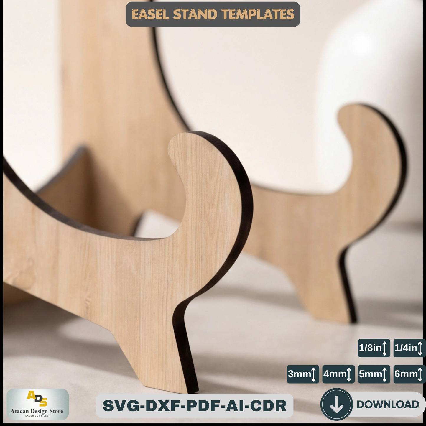 Versatile Easel Display Stand Bundle - DIY Frame Holder - Art Show Display, Gallery Exhibition Stands 405