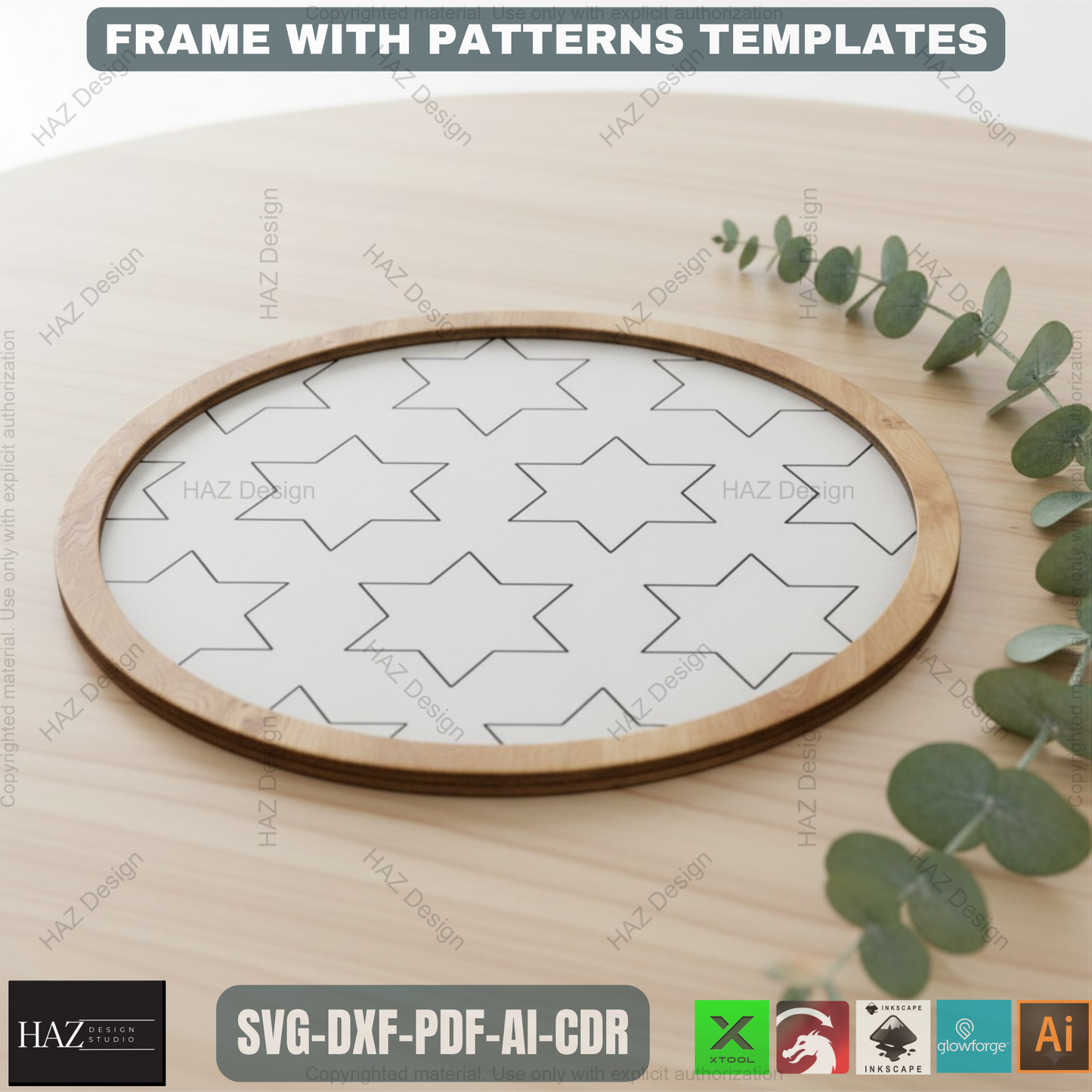 Frames Bundle / Herringbone, Honeycomb, Subway Tile, Diamond pattern / Circle / Rectangle / Square / Shiplap cut files 417