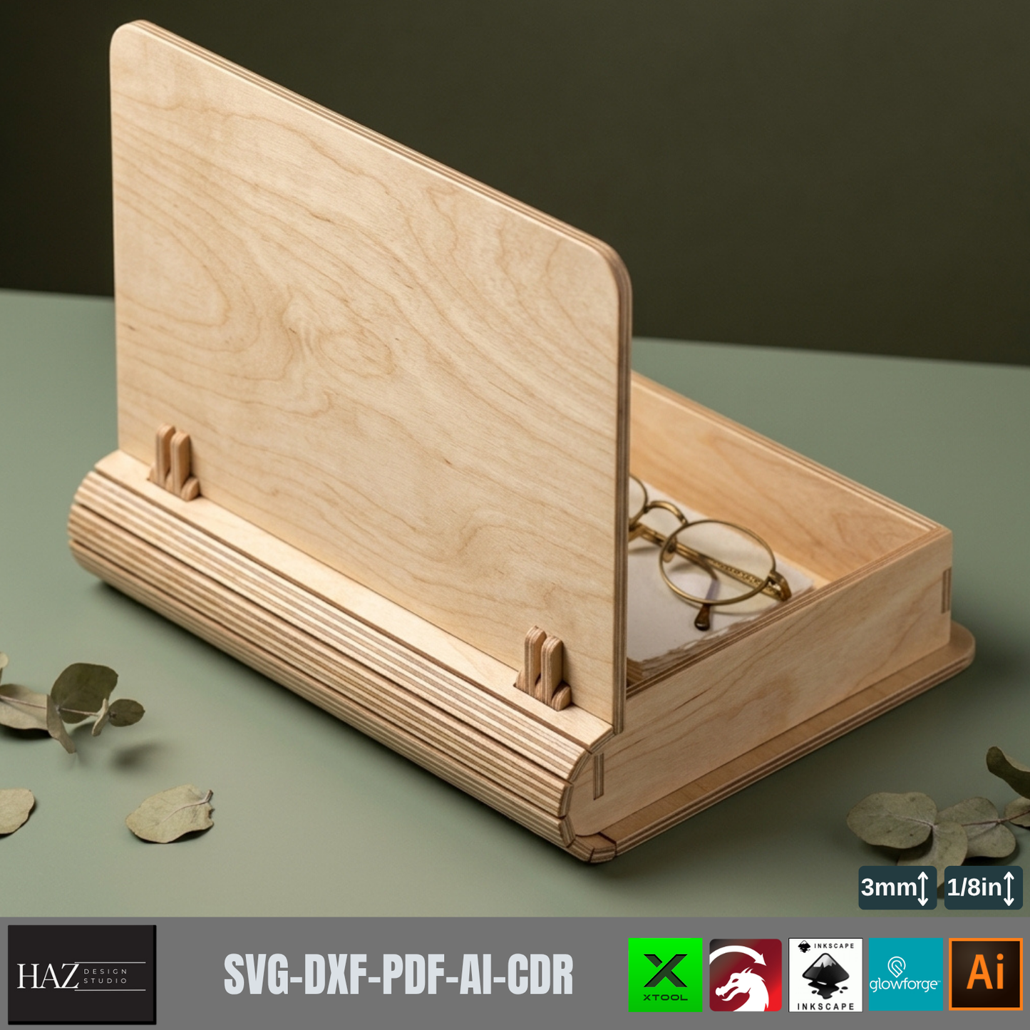 Book Box Template Bundle Book Shaped Gift Box Pattern Keepsake Storage Jewelry Stash Box Plan