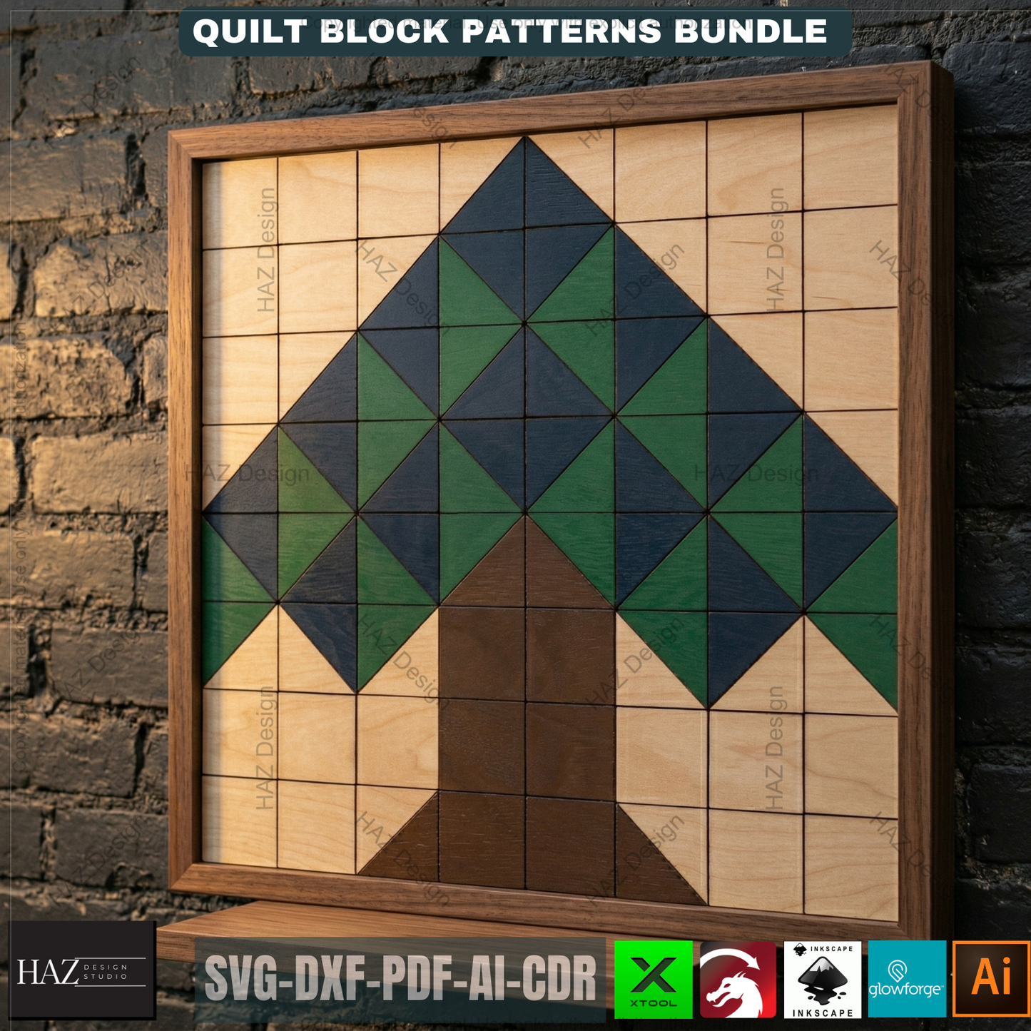 Cardinal, wreath, pumpkin, tree, flower, barn quilts patterns pdf / Svg vector 527