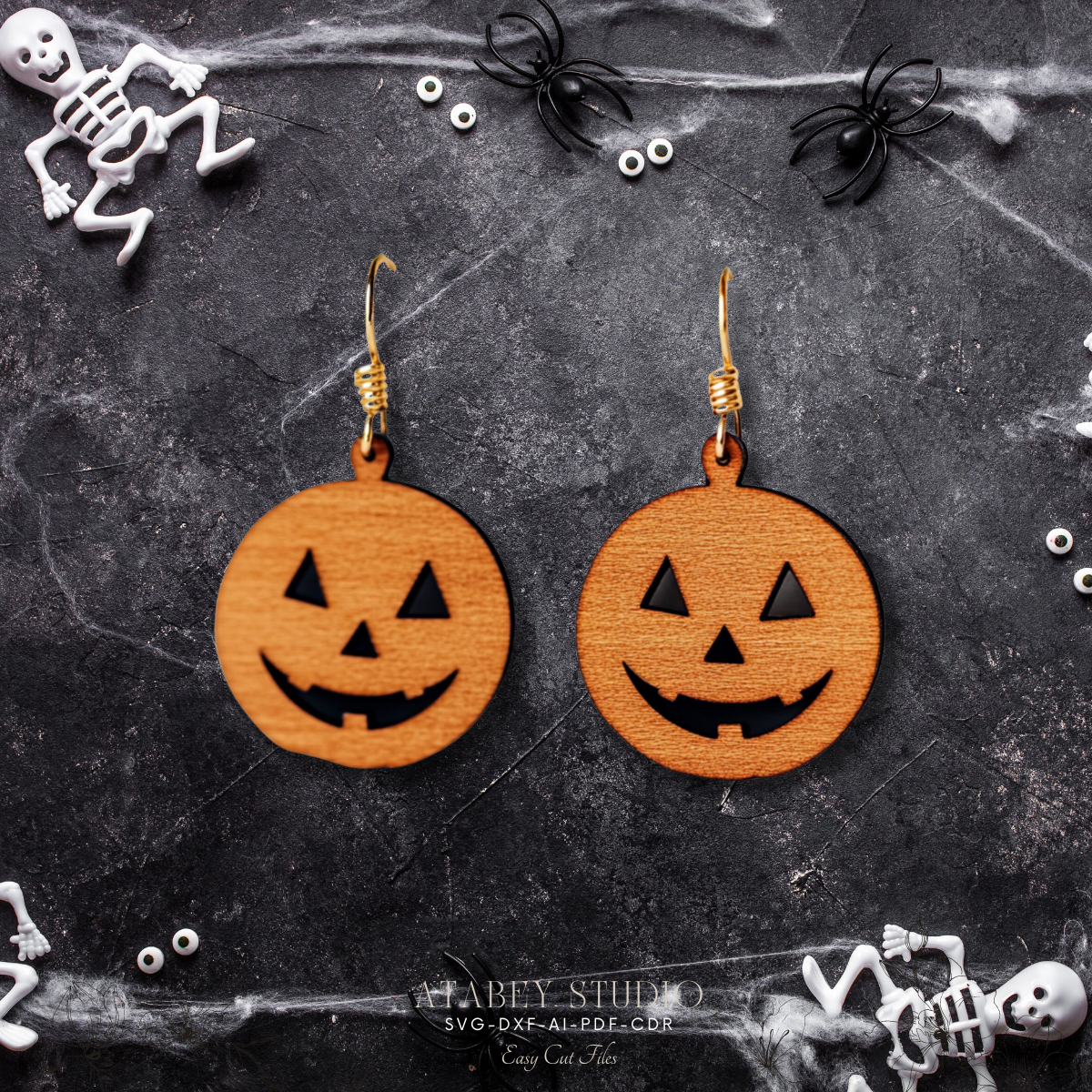 Halloween Earring Bundle for Laser Cutters – Perfect for Festive Crafting 878