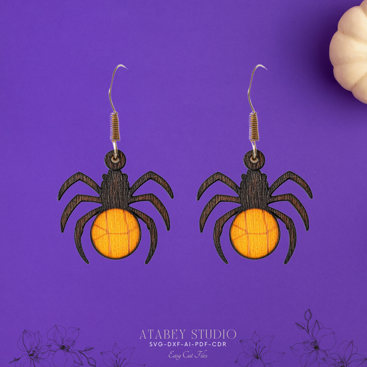 Halloween Earring Bundle for Laser Cutters – Perfect for Festive Crafting 878