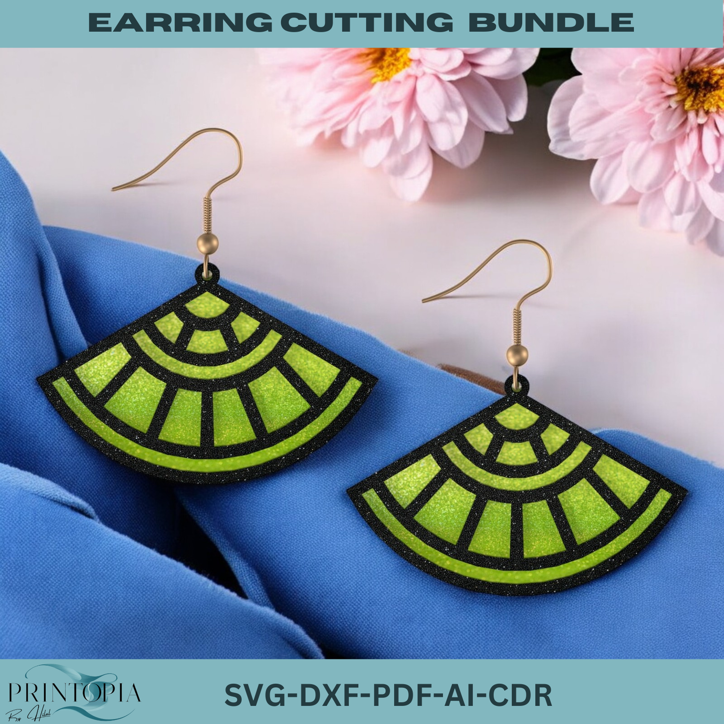 Stylish Wooden Earring Designs for Laser Cutting - Unique Shapes-Ready-to-Use Bundle 185