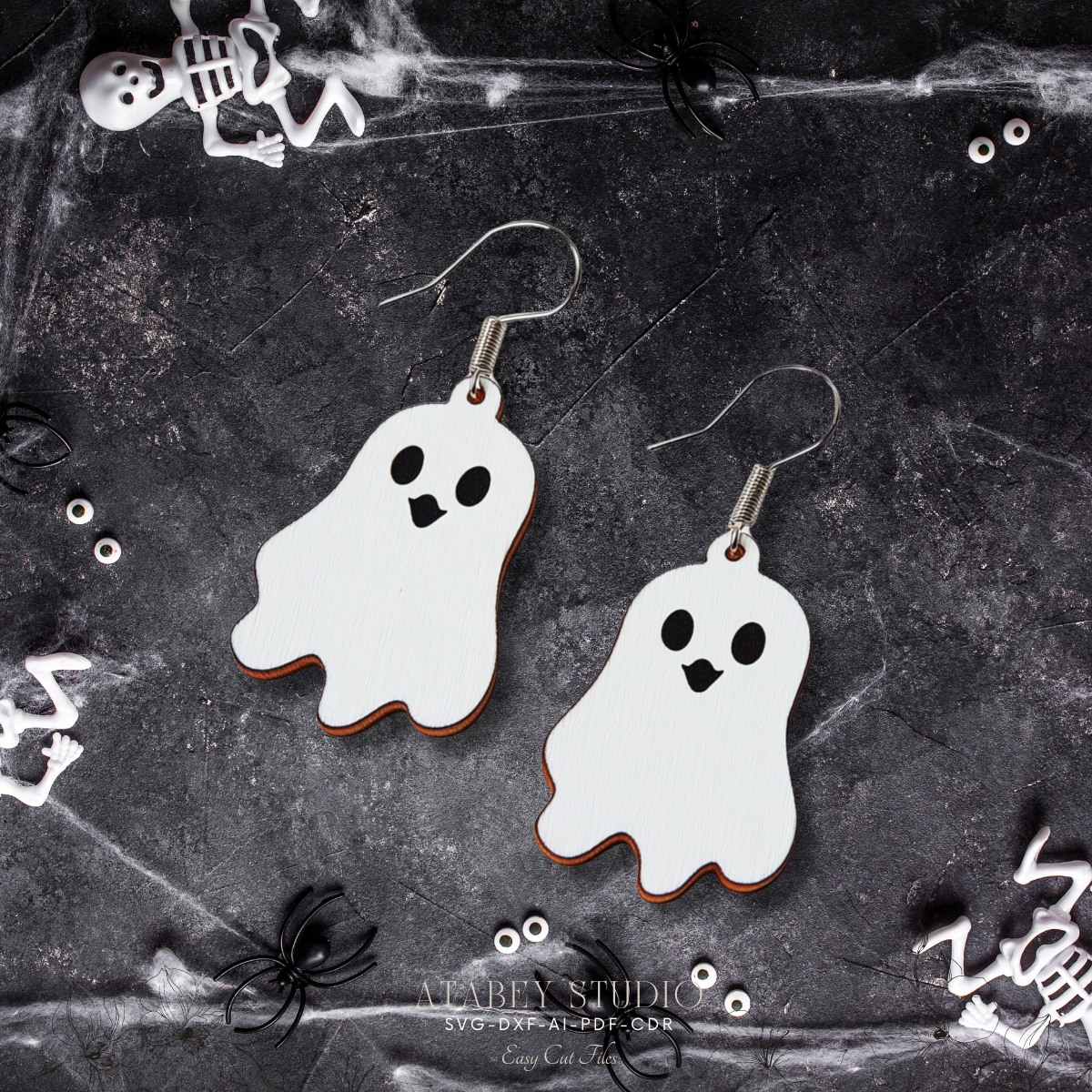 Halloween Earring Bundle for Laser Cutters – Perfect for Festive Crafting 878