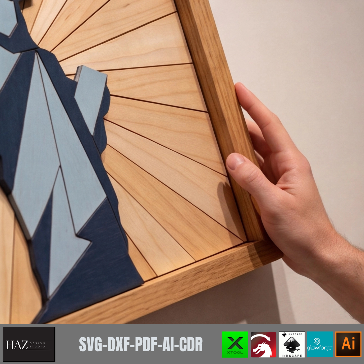 Statue of Liberty Wood WallArt Template, Independence Day Patriotic Home Decor American Freedom Sign