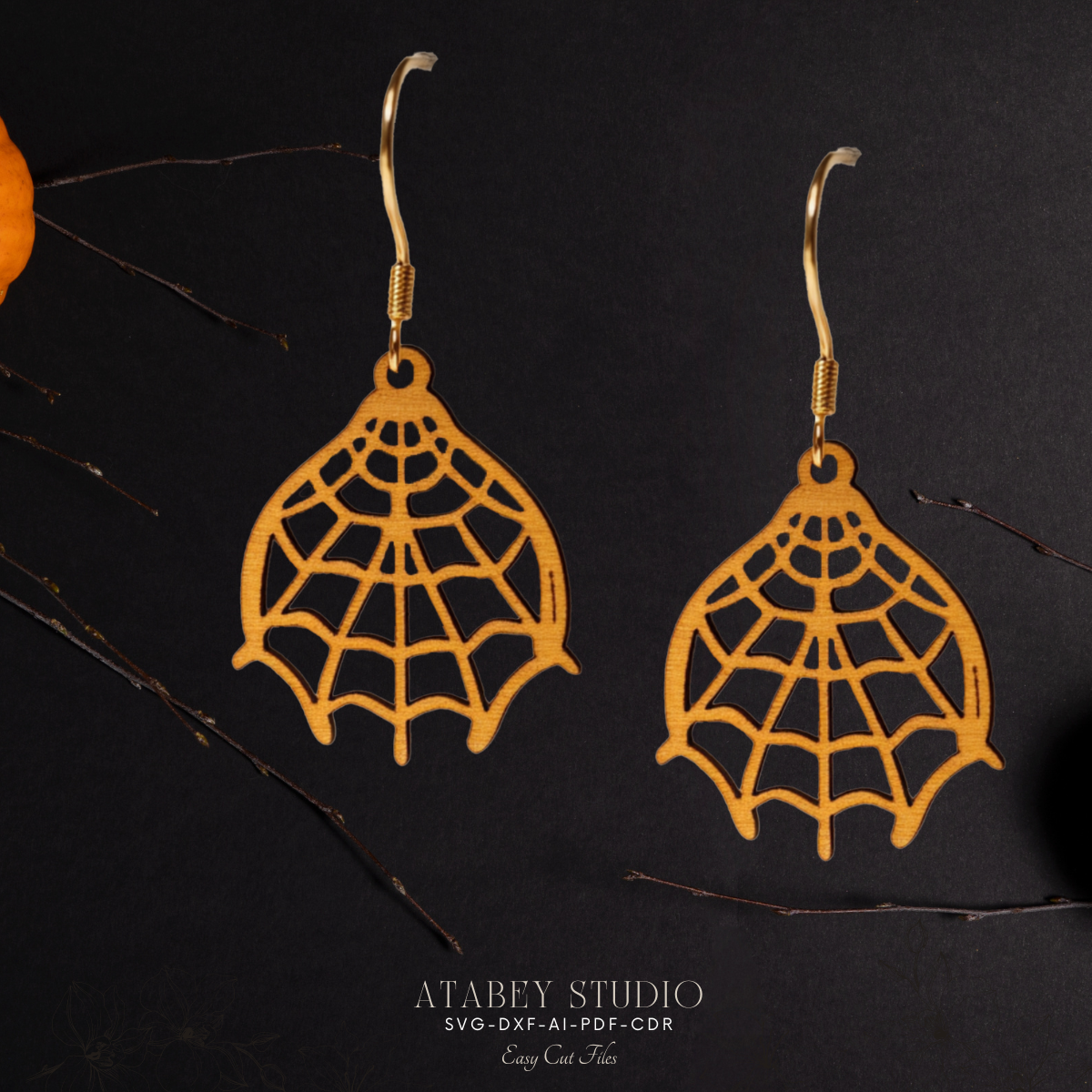 Halloween Earring Bundle for Laser Cutters – Perfect for Festive Crafting 878