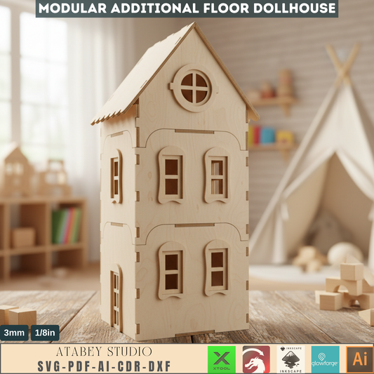 DIY Wooden Dollhouse Model Kit - Mini Home Decor for Creative Kids 596