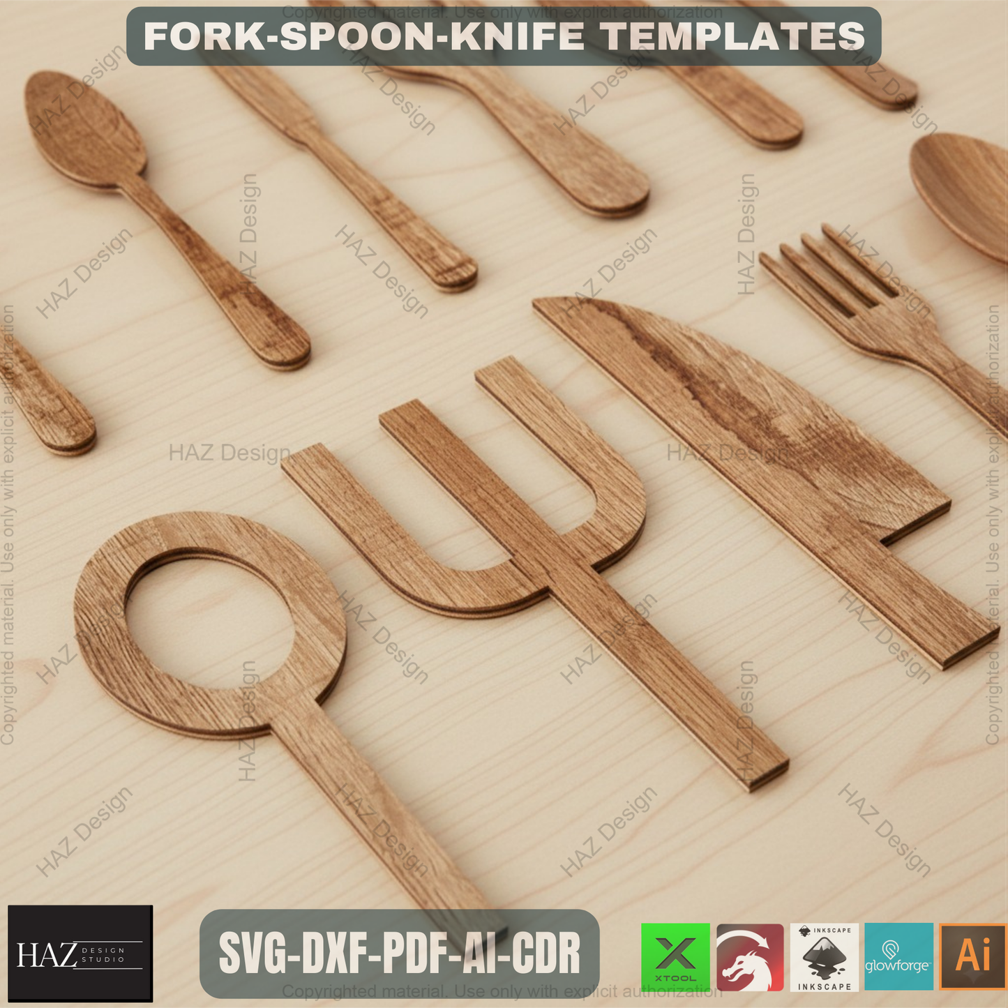 Fork Spoon Knife Kitchen Tools / Kitchen Utensil Set Svg / Fork Svg, Spoon Png / Kitchen Knife Cut File PNG SVG DXF Pdf Ai 162
