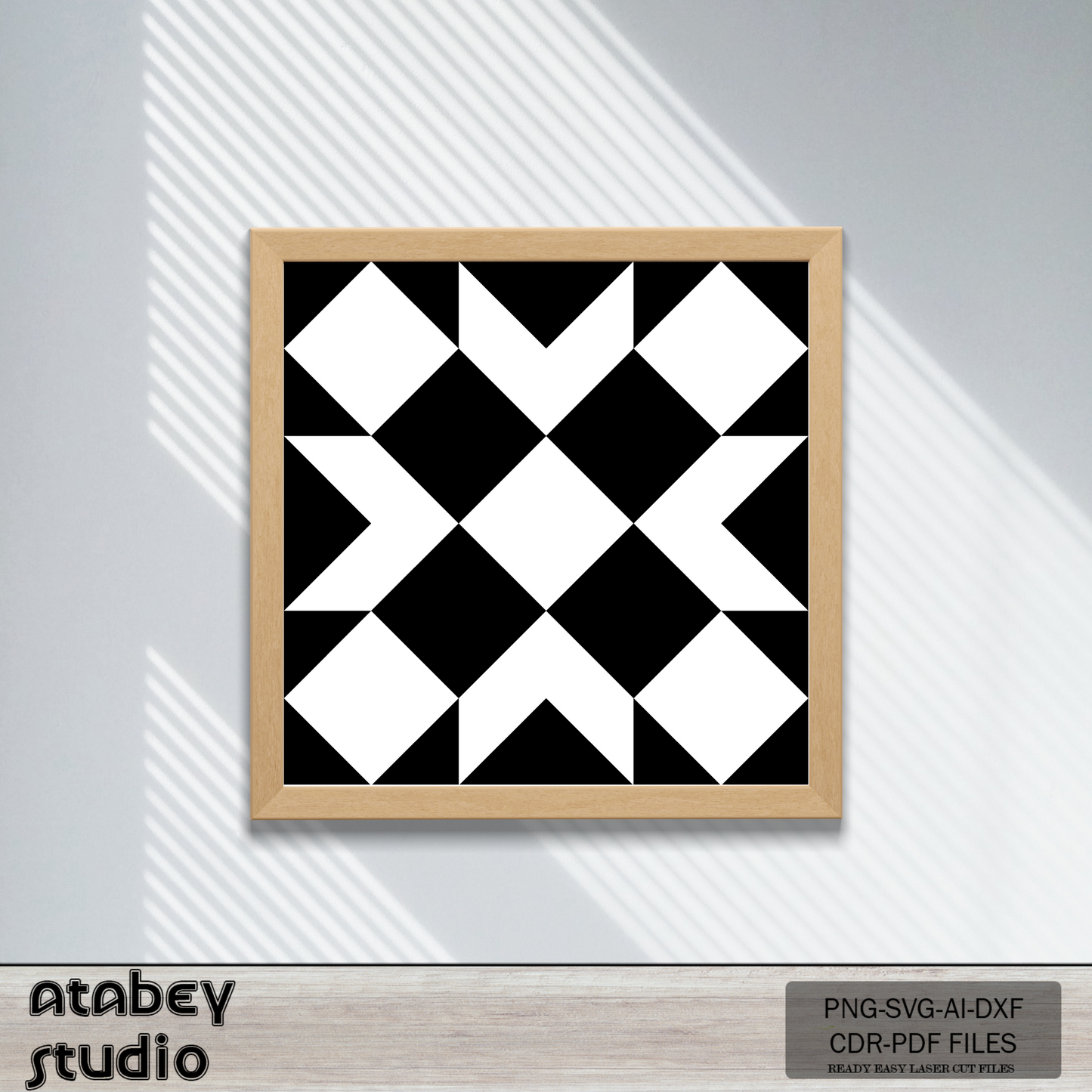 Quilt Block Pattern Collection - Printable Files - Ready-to-Use for Cutting and Printing 775