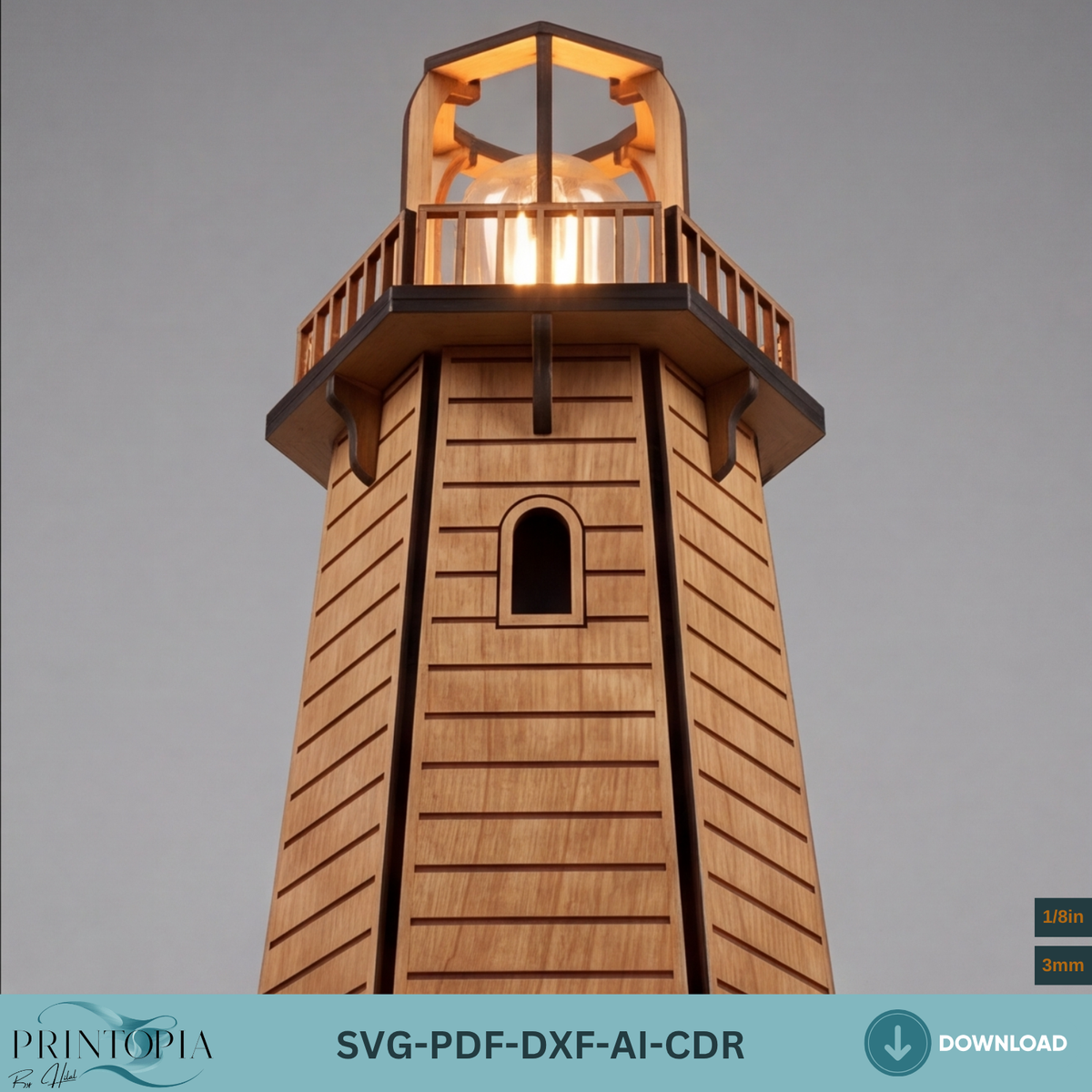Decorative Wood Lantern Laser Cut Template Hanging Plywood Lamp Pattern Table Decor