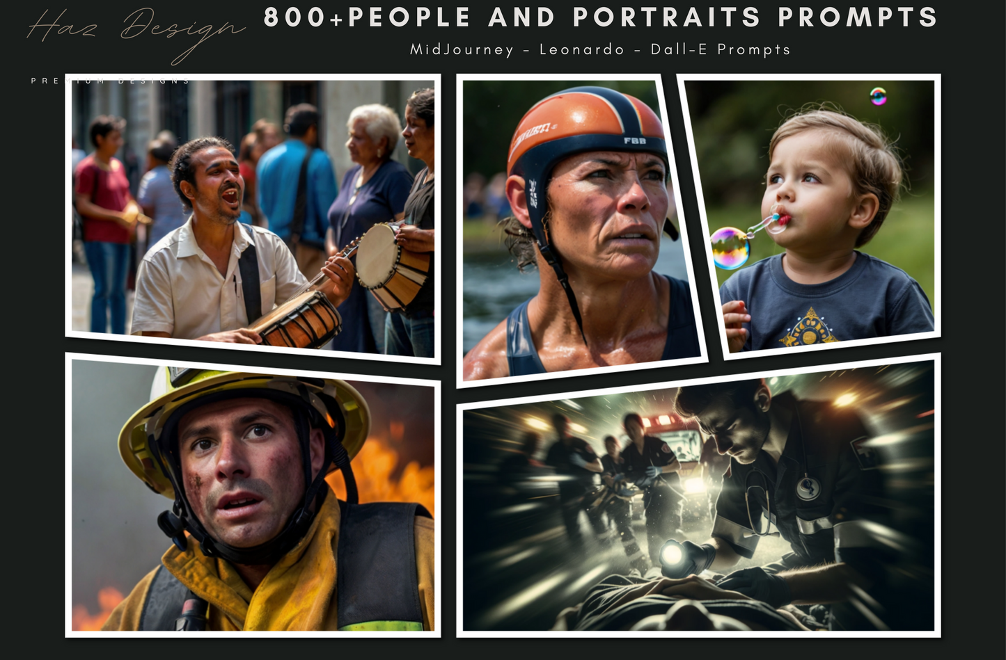 800+ Unique MidJourney Prompts for People & Portraits - Master HQ Art 246