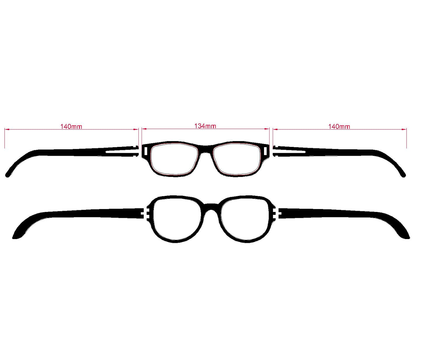 Wooden Glasses Laser Cut Files / Sunglasses Vector Cutting Plans / Glowforge Eyeglasses SVG DXF CDR Ai 073