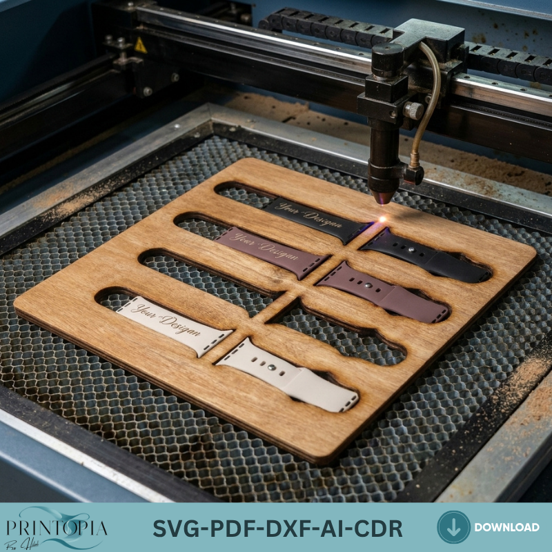 Square Jig Template Bundle for Laser Cutting - Multiple Sizes Jigs for Wood Engraving 152