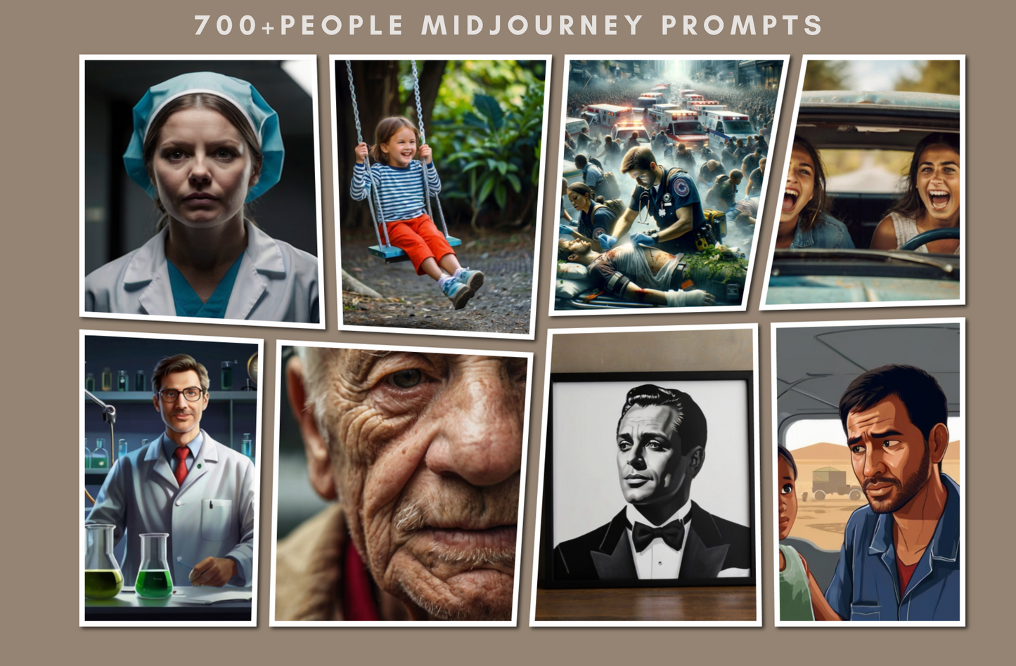 700+ People and Portraits - High-Quality Prompts for Artists 378