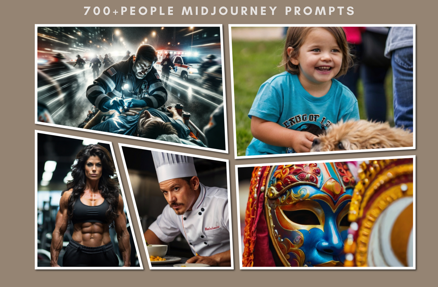 700+ People and Portraits - High-Quality Prompts for Artists 378