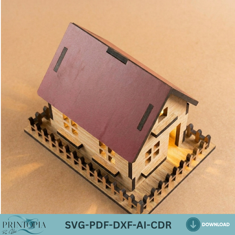 Dollhouse Laser Cut File Bundle  Perfect for Woodworking, DIY Miniature House Projects 131