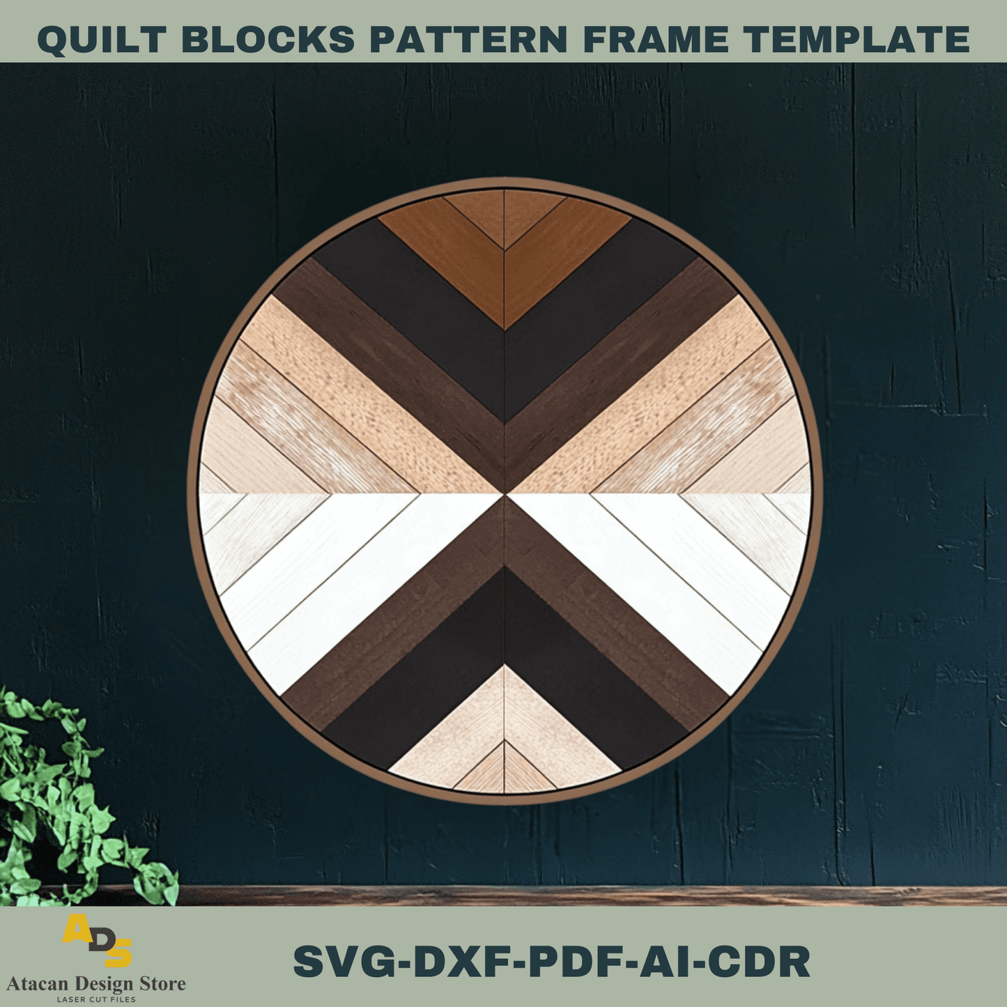 Stunning Barn Quilt Blocks for Laser Cutters – DIY Wall Art Templates 753