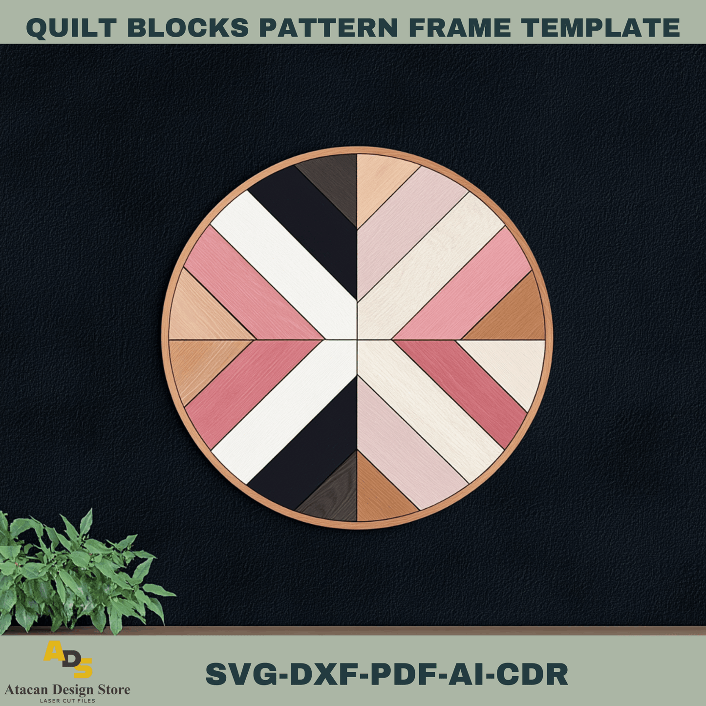 Stunning Barn Quilt Blocks for Laser Cutters – DIY Wall Art Templates 753