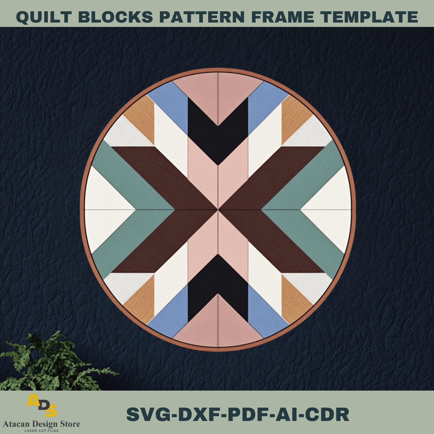 Stunning Barn Quilt Blocks for Laser Cutters – DIY Wall Art Templates 753