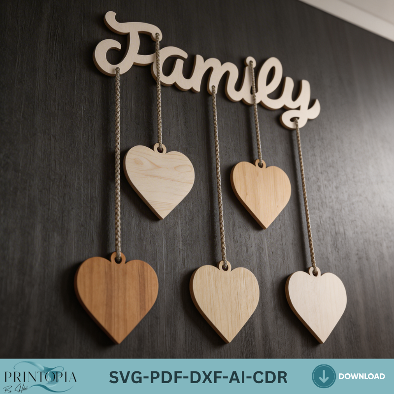 Our Family Birthday and Celebration Calendar / Personalised Wooden Birthday Board