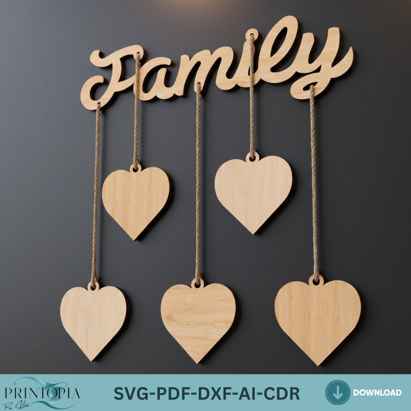 Our Family Birthday and Celebration Calendar / Personalised Wooden Birthday Board