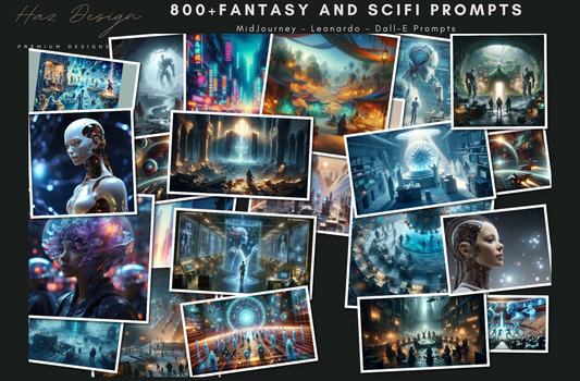 800+ Fantasy & Sci-Fi MJ and DALL-E Prompts - Ignite Your Imagination 245