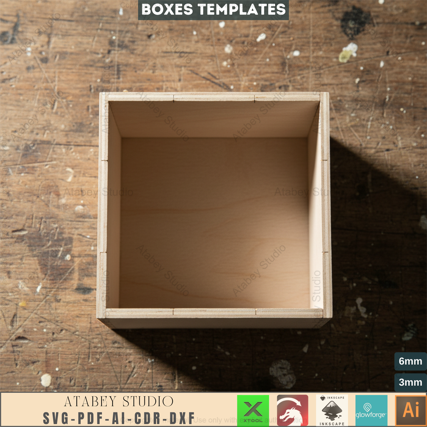 Laser Cut Wooden Box Designs - Easy DIY Craft Projects for All Occasions-Versatile Wooden Box Plans 655