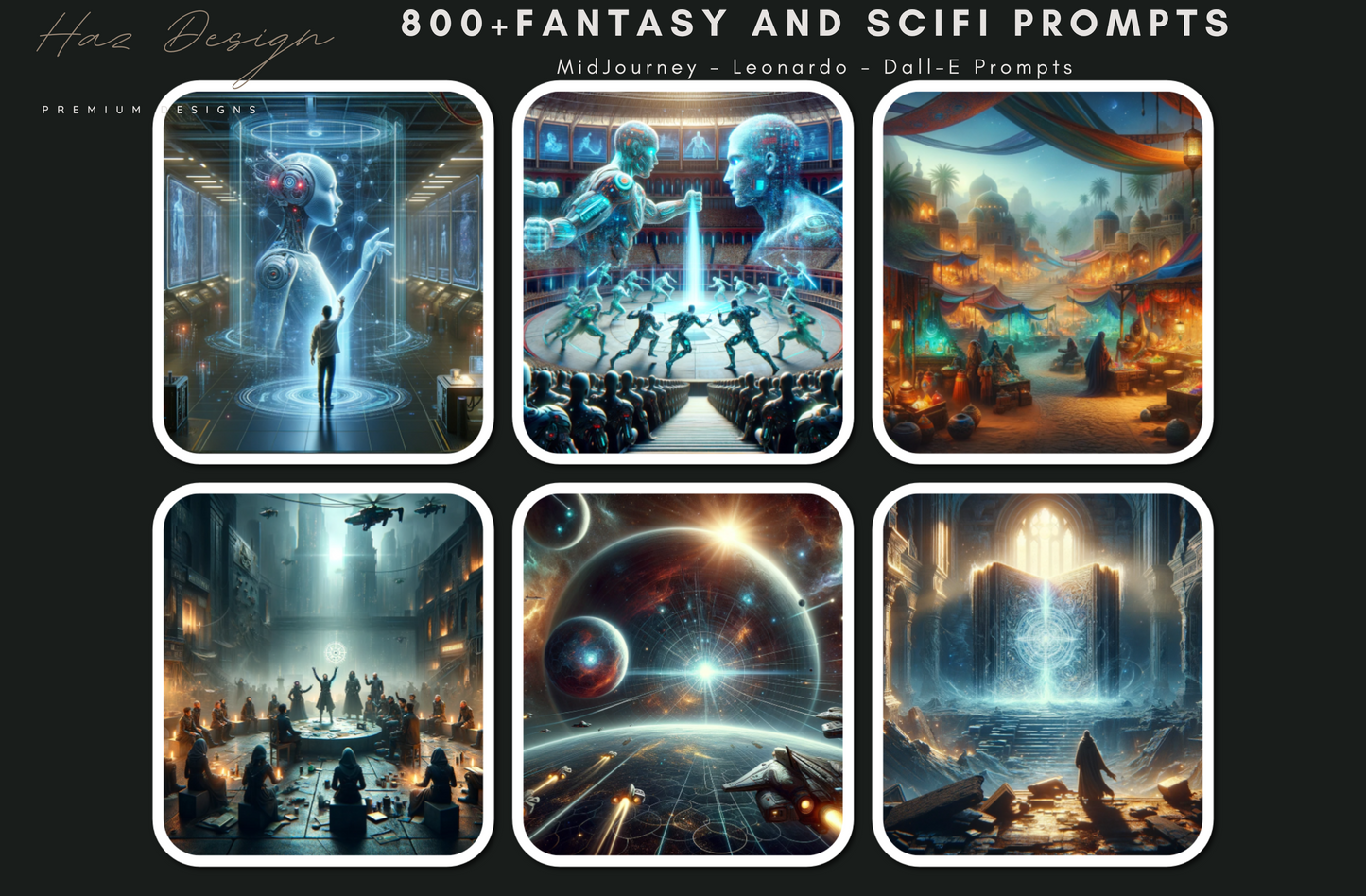 800+ Fantasy & Sci-Fi MJ and DALL-E Prompts - Ignite Your Imagination 245