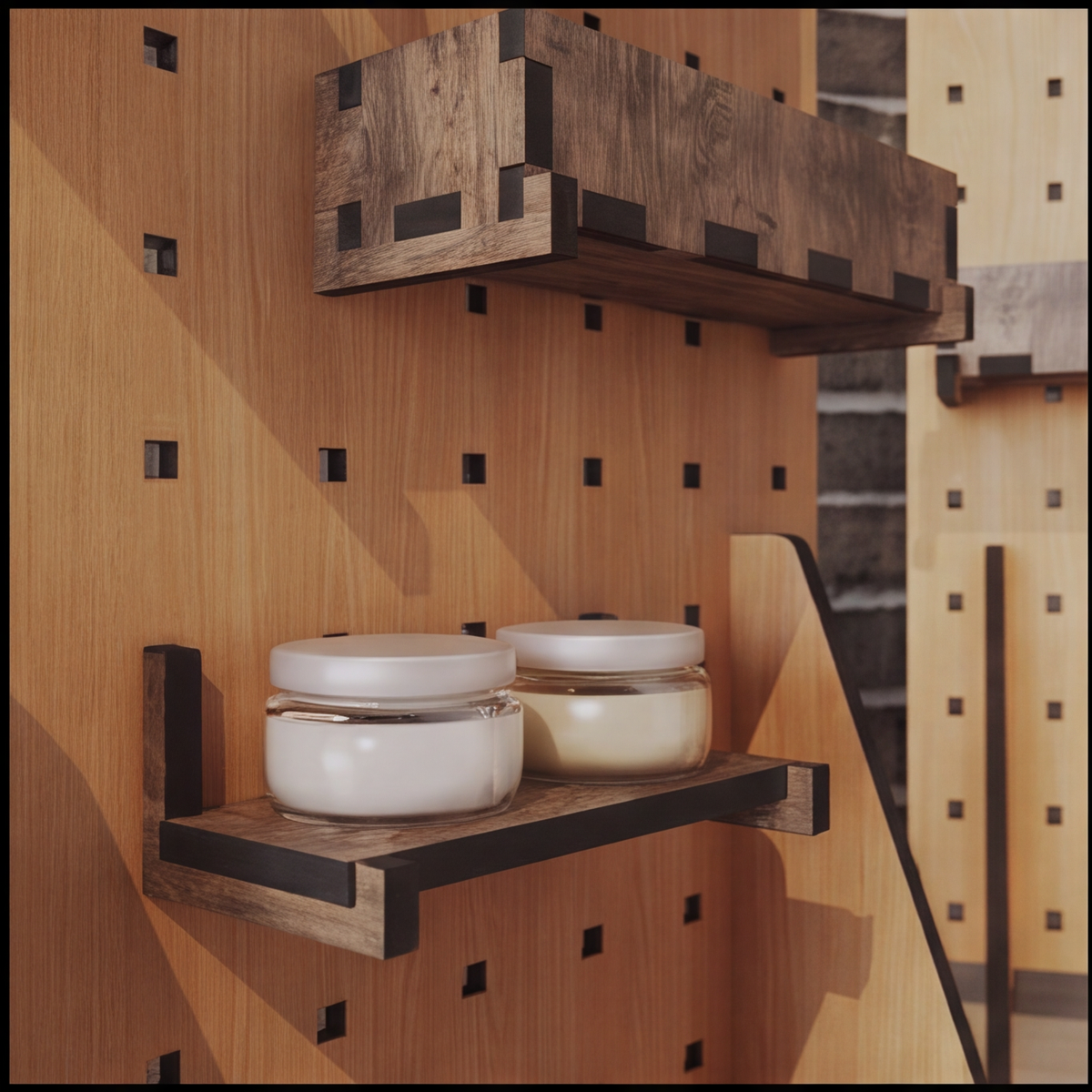Pegboard Laser Cut Design: SVG Files, Hooks, Shelves, Stand Plans, Laser Cut Display Stand & Accessories, DIY 526