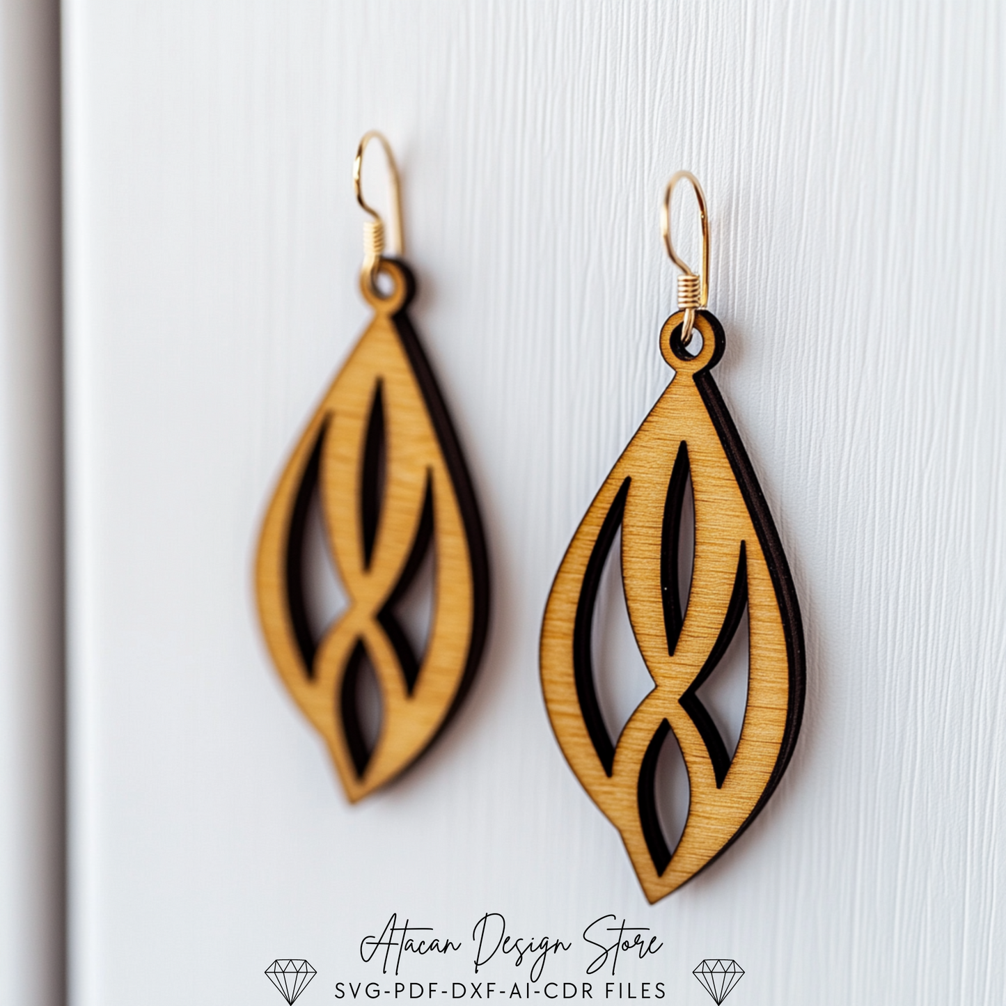 Elegant Laser Cut Earring Design Bundle – Perfect for Jewelry Makers and Crafters 725