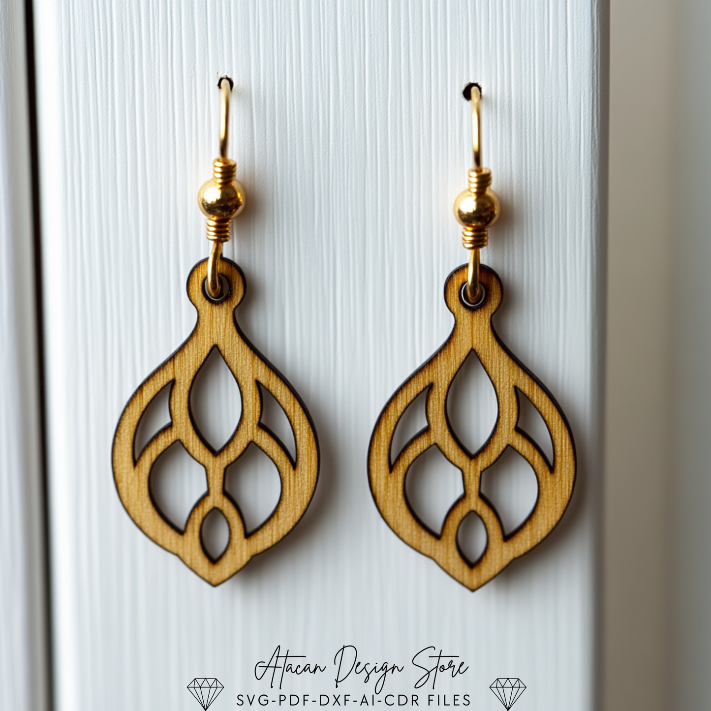 Elegant Laser Cut Earring Design Bundle – Perfect for Jewelry Makers and Crafters 725