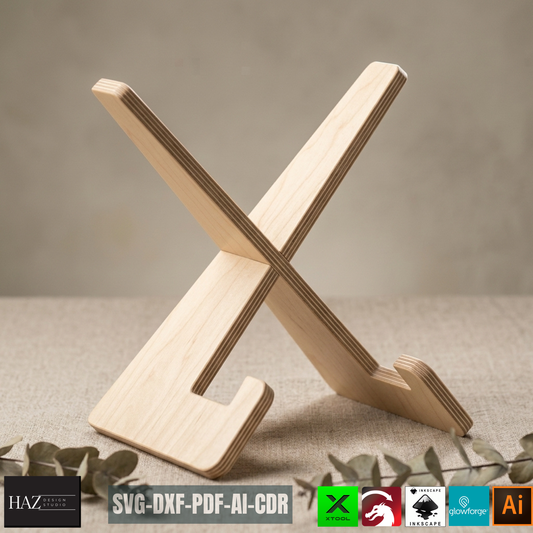 Easel Display Stand Template Plate Holder Art Stands Picture Easel DIY Wood Desktop Decor