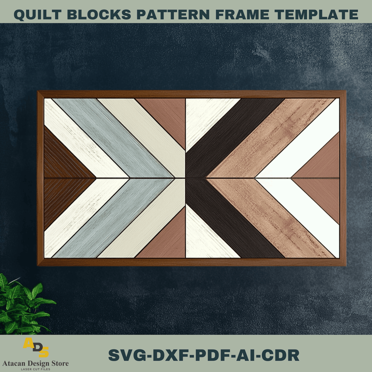 Quilt Block Design Bundle - Perfect for Laser Cutters, DIY Wall Art & Home Decor 756