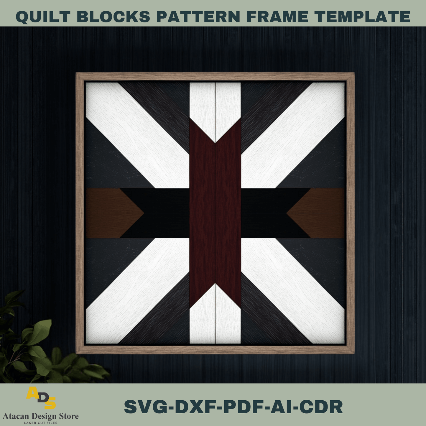 Quilt Block Design Bundle - Perfect for Laser Cutters, DIY Wall Art & Home Decor 756