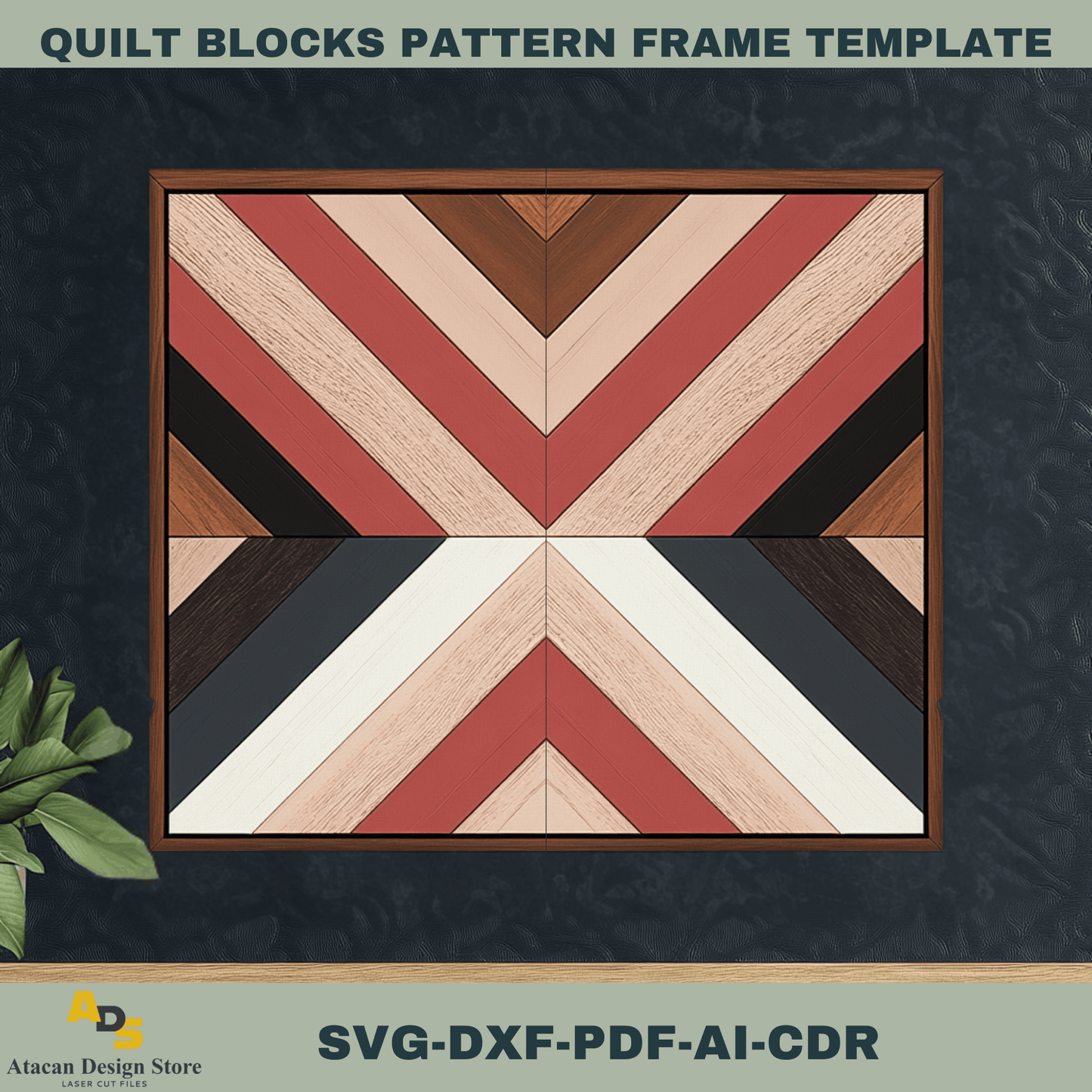 Quilt Block Design Bundle - Perfect for Laser Cutters, DIY Wall Art & Home Decor 756