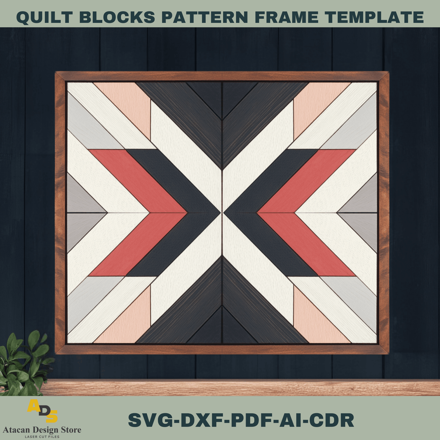 Quilt Block Design Bundle - Perfect for Laser Cutters, DIY Wall Art & Home Decor 756