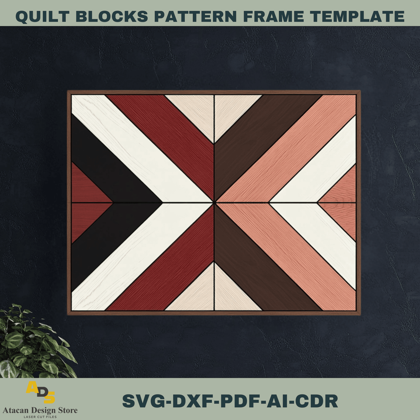 Quilt Block Design Bundle - Perfect for Laser Cutters, DIY Wall Art & Home Decor 756