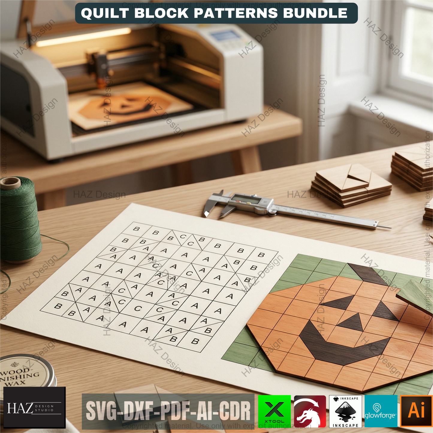 Cardinal, wreath, pumpkin, tree, flower, barn quilts patterns pdf / Svg vector 527