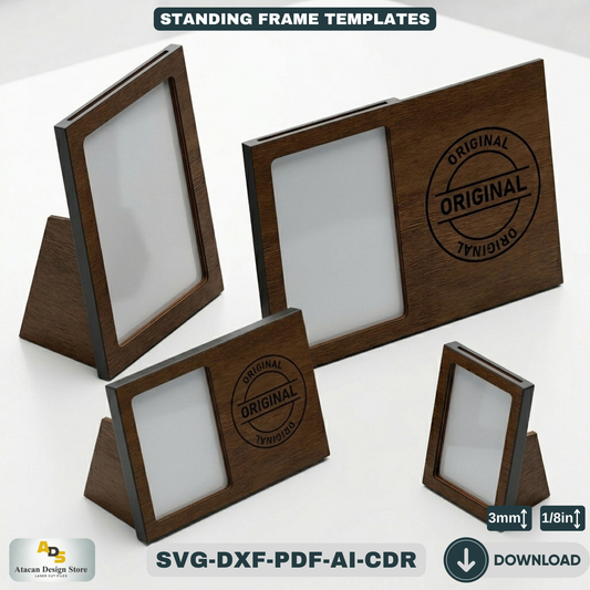 DIY Picture Frame Cutting Files - Personalized Photo Gift - Picture Frame Cut Plans 367