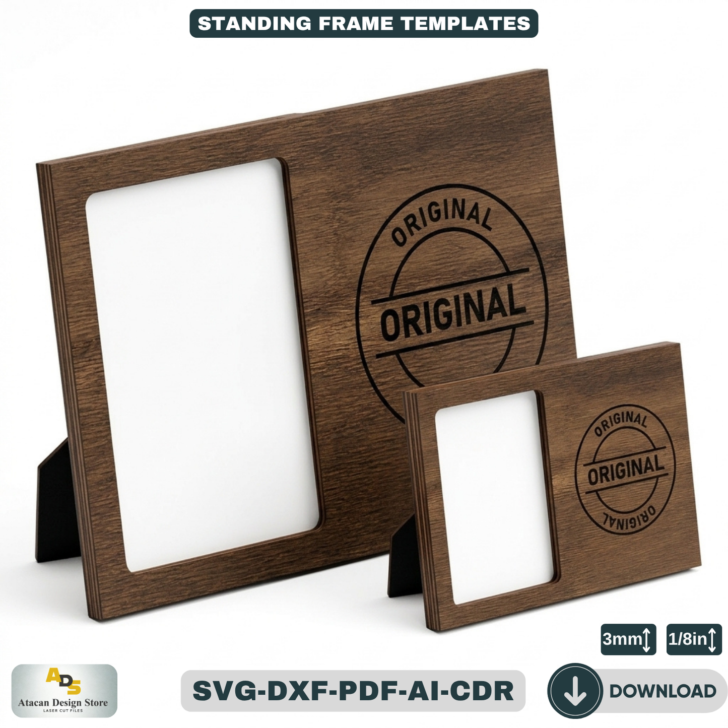 DIY Picture Frame Cutting Files - Personalized Photo Gift - Picture Frame Cut Plans 367