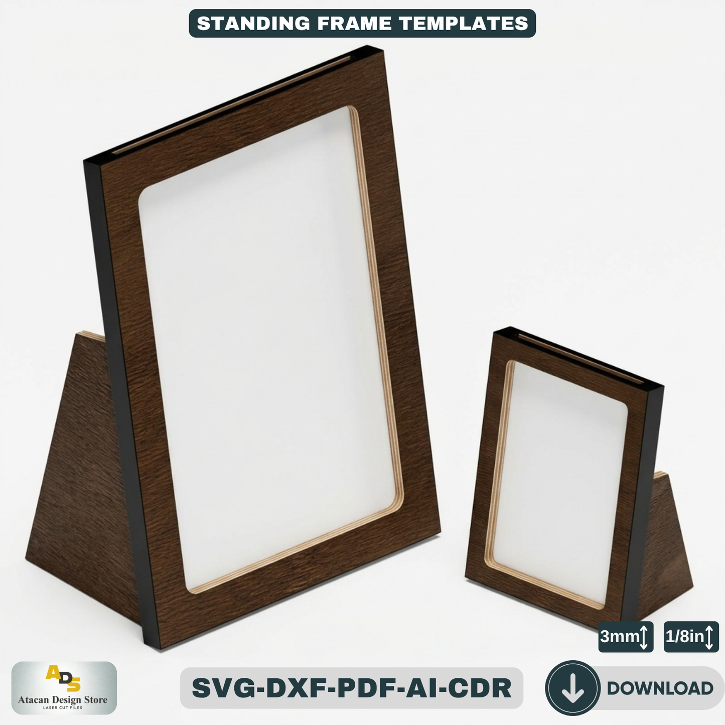 DIY Picture Frame Cutting Files - Personalized Photo Gift - Picture Frame Cut Plans 367