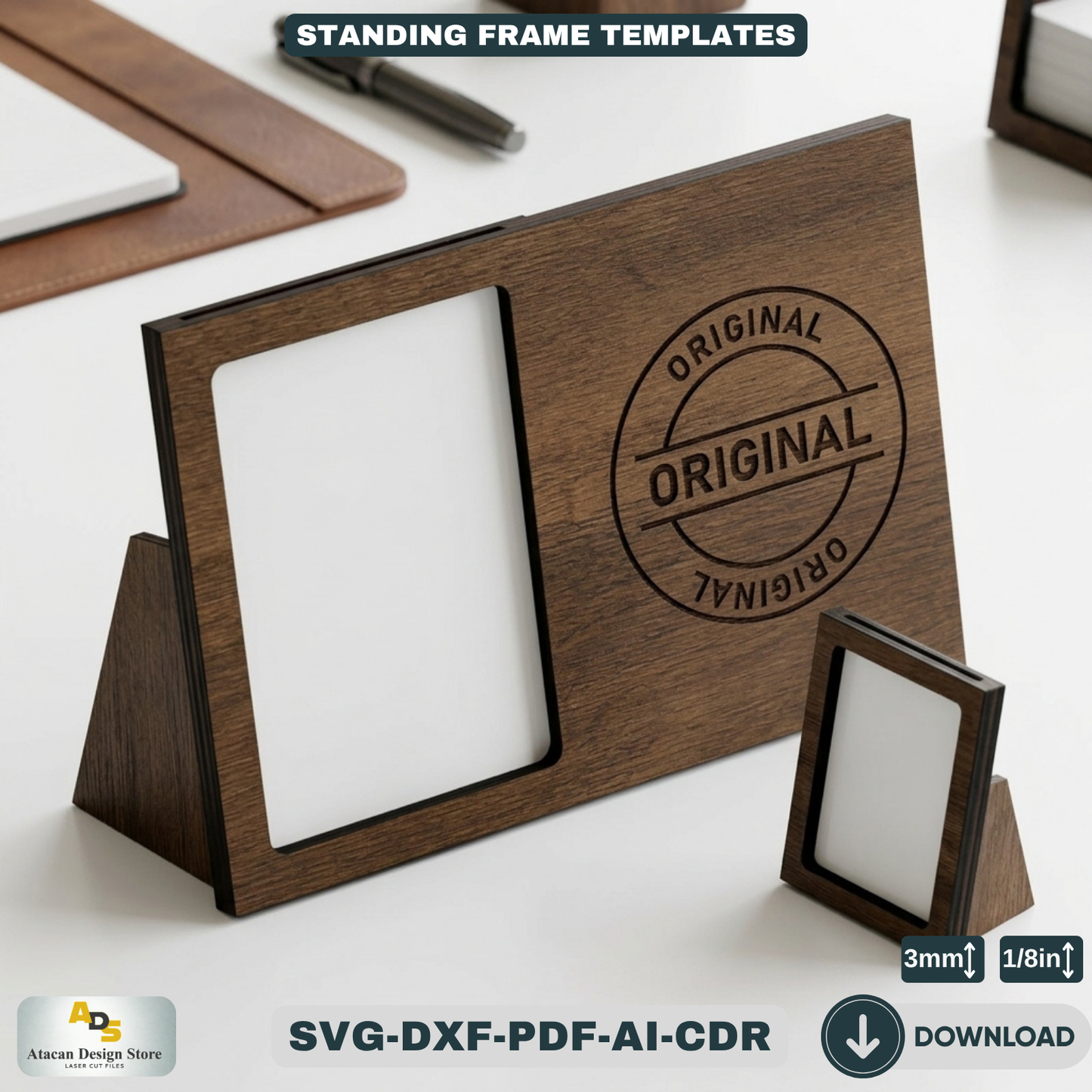 DIY Picture Frame Cutting Files - Personalized Photo Gift - Picture Frame Cut Plans 367