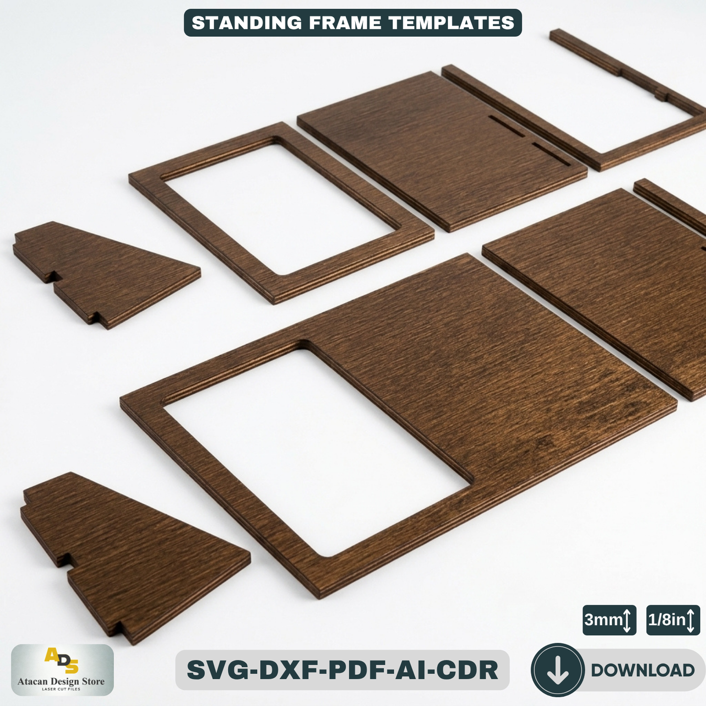 DIY Picture Frame Cutting Files - Personalized Photo Gift - Picture Frame Cut Plans 367