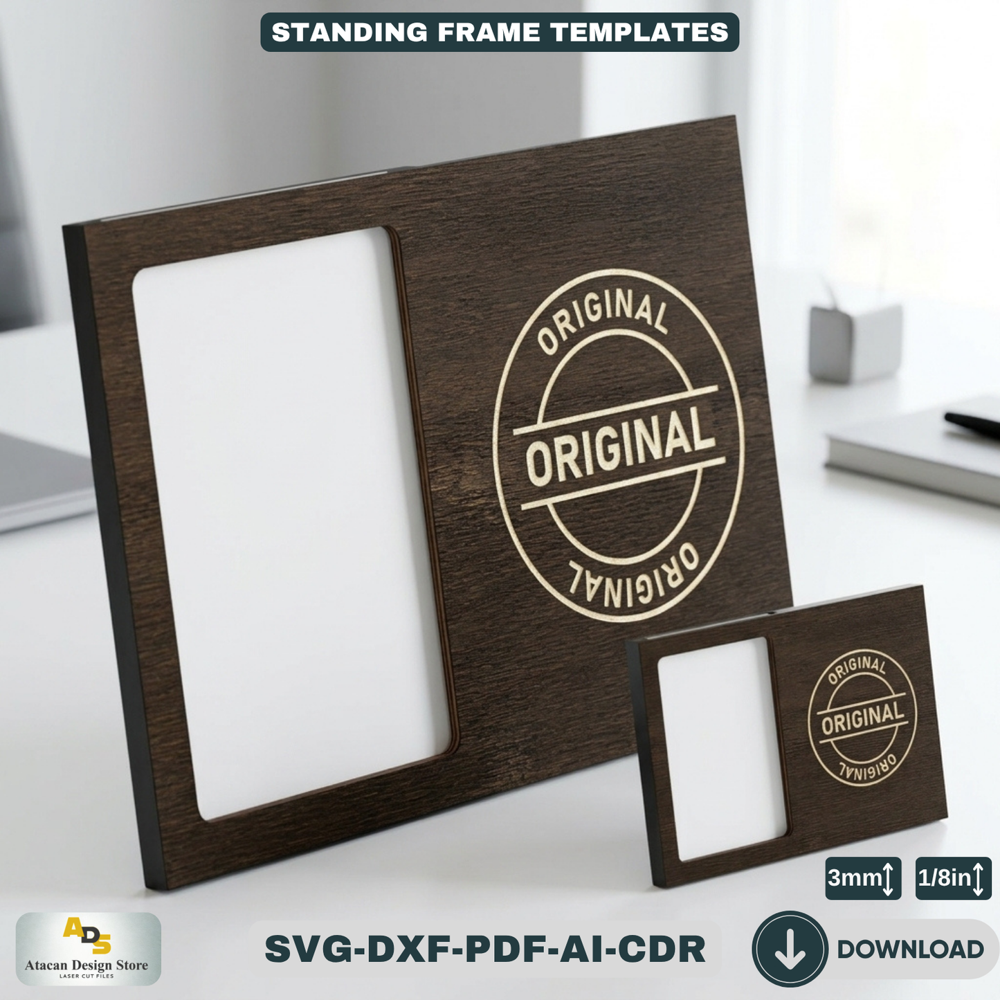 DIY Picture Frame Cutting Files - Personalized Photo Gift - Picture Frame Cut Plans 367