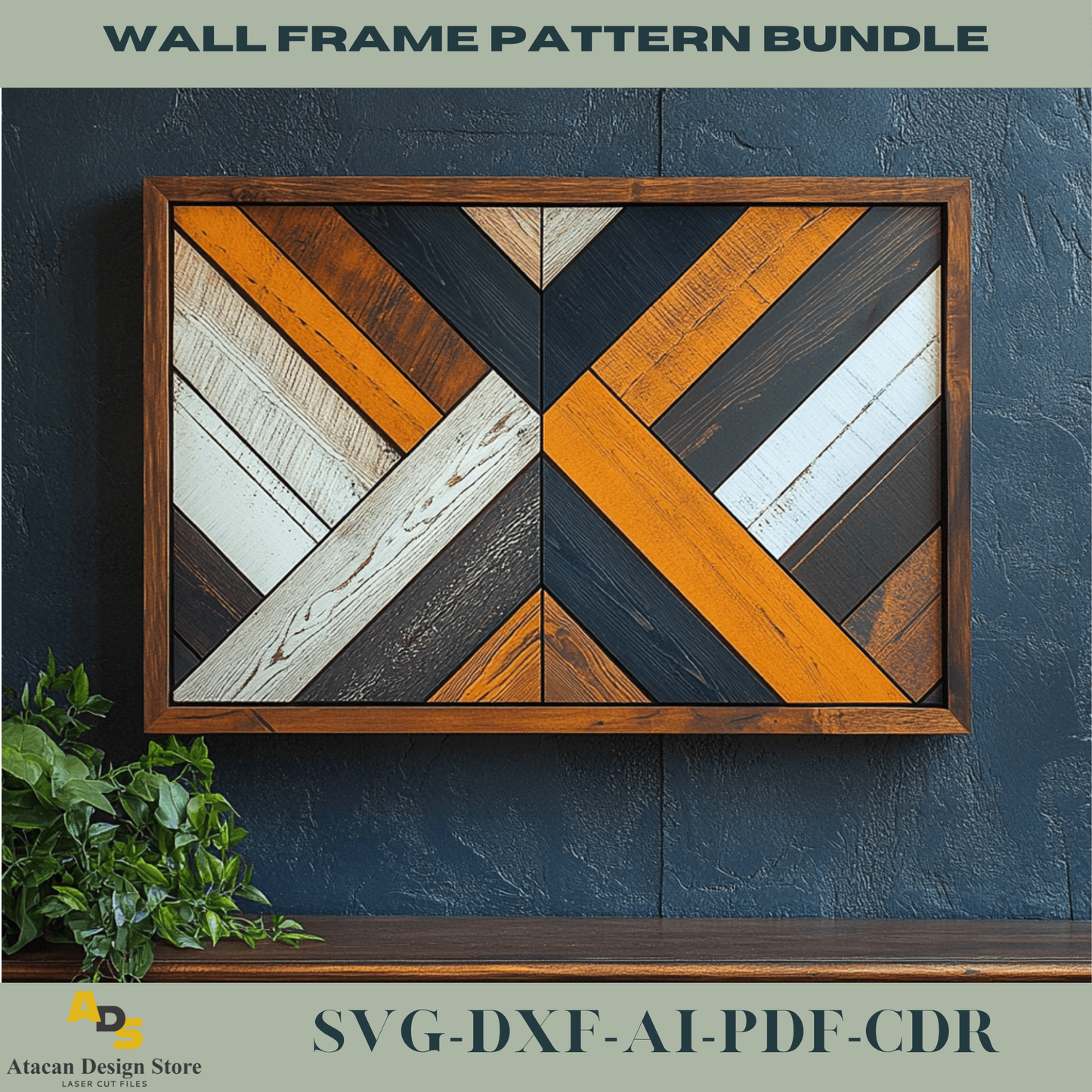 Modern Barn Quilt Wall Art Patterns - Ready-to-Cut Templates for Crafting Projects 737