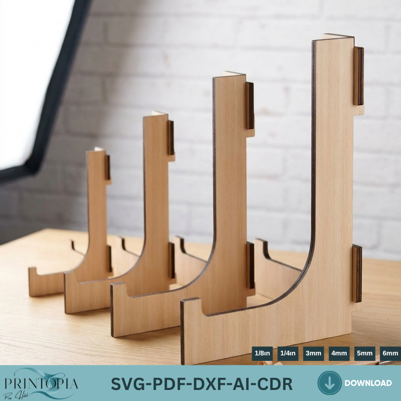 Easel Stand Set Multi-Size Display Stands for Photos, Plates & Art-Sophisticated