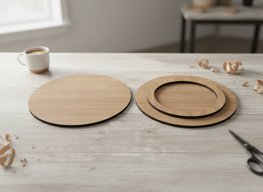 Faux shiplap Round svg pattern 18 inch and 10 inch Glowforge Cut Files Instant Download 017