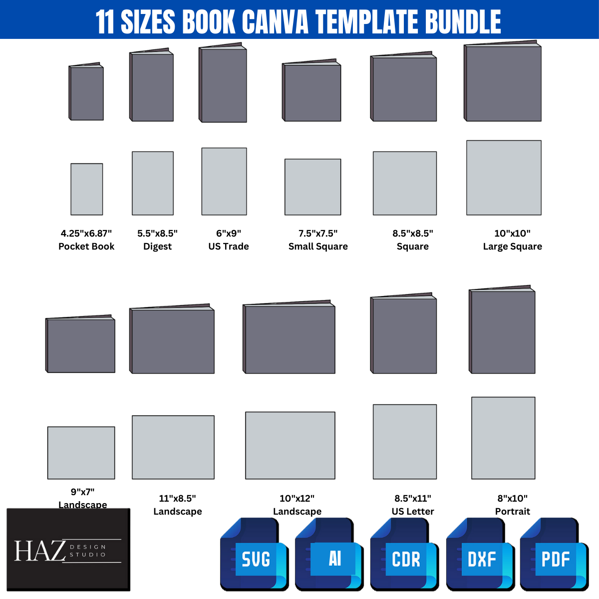 Customizable Book Mockup SVG, Writer's Toolkit for Book Promotion, 3D Book Display for Cricut, Canva Ready Template 468