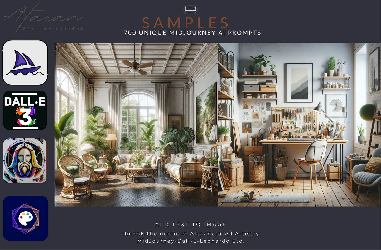 700 MidJourney Prompts for Interior Design - Transform Spaces with AI 247