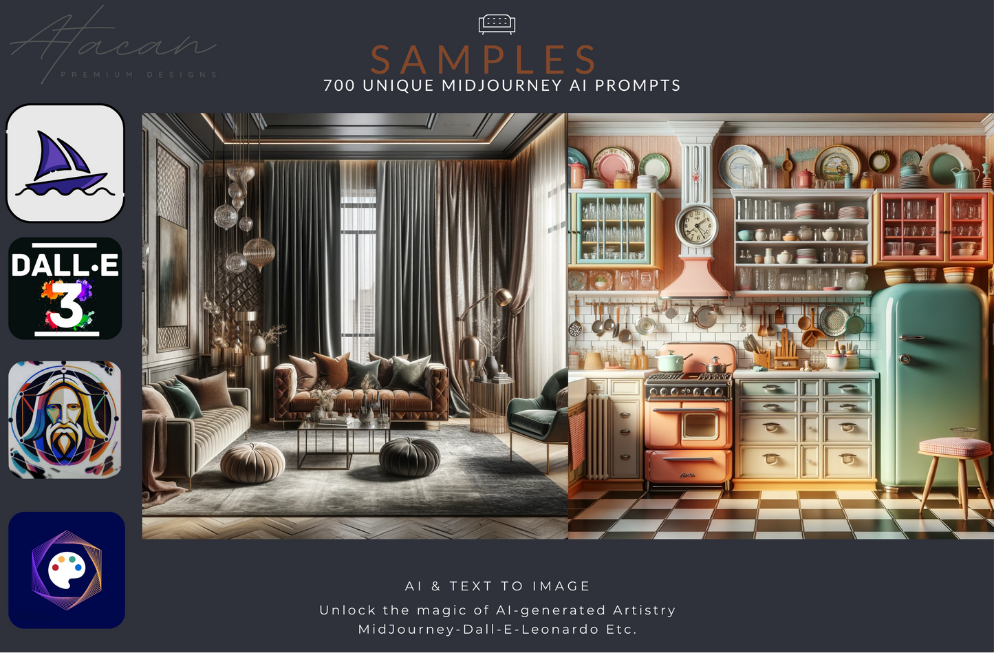 700 MidJourney Prompts for Interior Design - Transform Spaces with AI 247